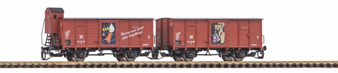 PIKO 47032 - TT 2-tlg. Güterwagenset Fit G02 der DR; Ep. III